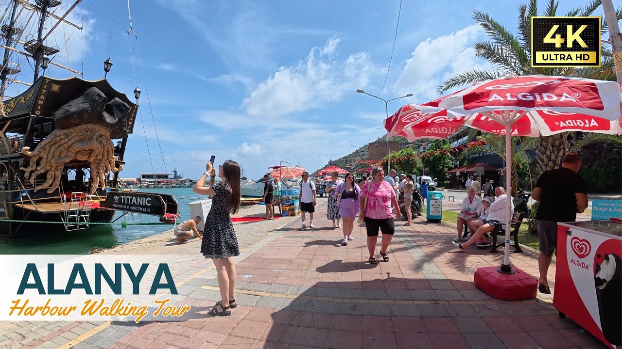 Alanya Harbour Walking Tour | May 15, 2025 [4K HD/60 fps]