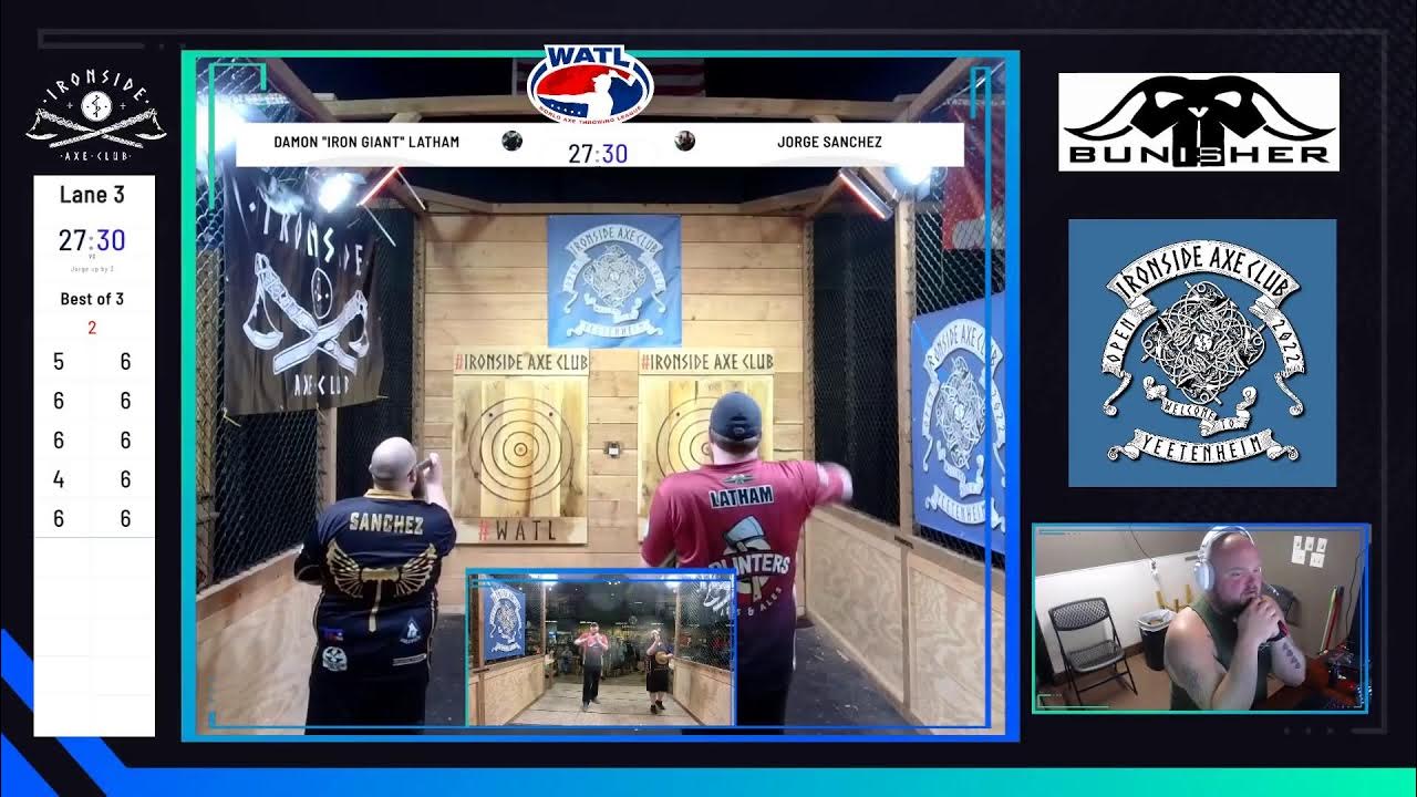 2022 Ironside Open Axe Throwing Competition YouTube