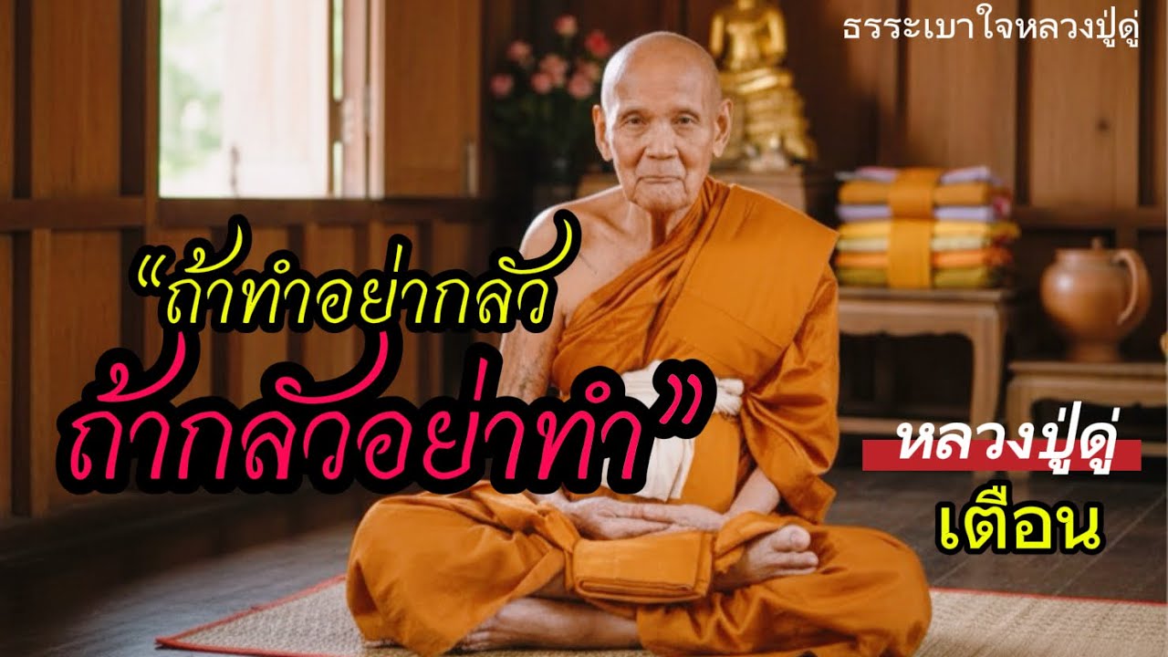 ถ้าทำอย่ากลัว ถ้ากลัวอย่าทำ | คำสอนหลวงปู่ดู่ พรหมปัญโญ