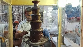 CHOCOLATE FOUNTAIN | HYDERABAD STREET FOOD |