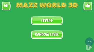 Maze World 3d (Android and ios) Gameplay by Dynamic V  (Vashistha Mishra) screenshot 5