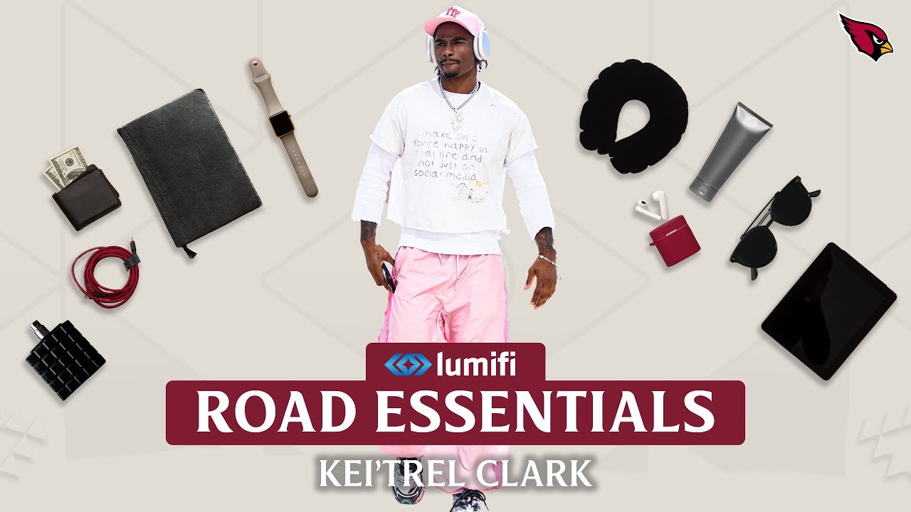 Road Essentials With Kei'Trel Clark | AZ Cardinals