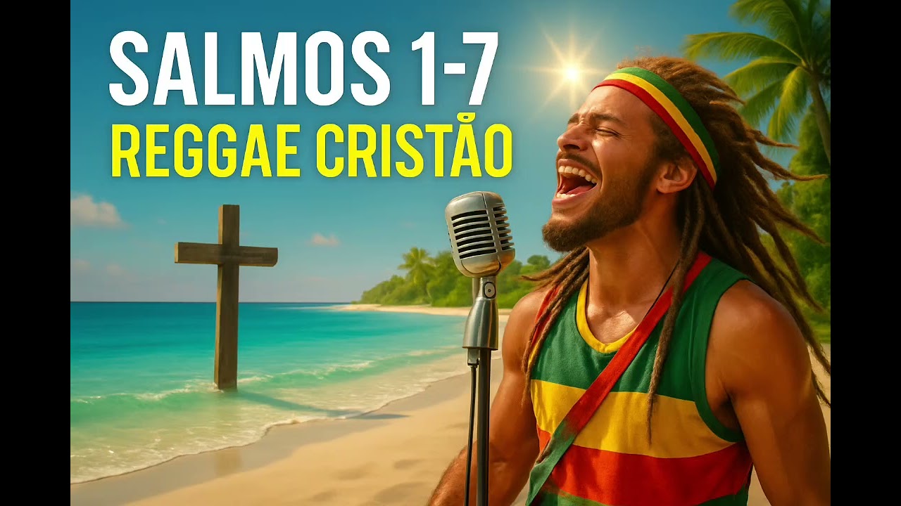 🌟 SALMOS PROFÉTICOS 1–7 | Reggae Roots + Presença de Deus = Cura da Alma 🔥 | Sheep Flow 🌟