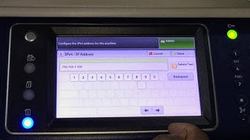 Xerox WorkCentre: Finding The Ip Address Of The Copier