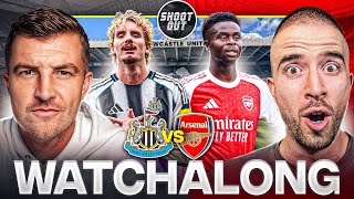 NEWCASTLE UNITED 1-2 ARSENAL LIVE WATCHALONG
