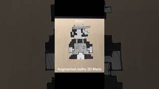 Augmented reality 2D Mario #supermario #nintendo #videogames #drawing #augmentedreality
