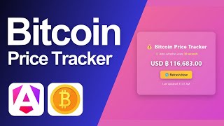 Bitcoin Price Tracker in Angular