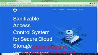Sanitizable Access Control System for Secure Cloud Storage Against Mali