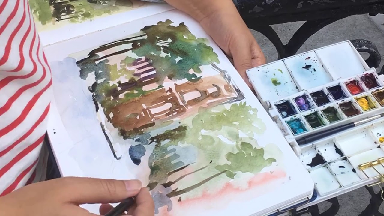 My simple Urban Sketching setup