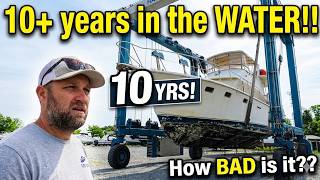 PT:1 Do we REGRET IT?! 3 days of TRAVEL up RIVER to haul out this OLD boat!