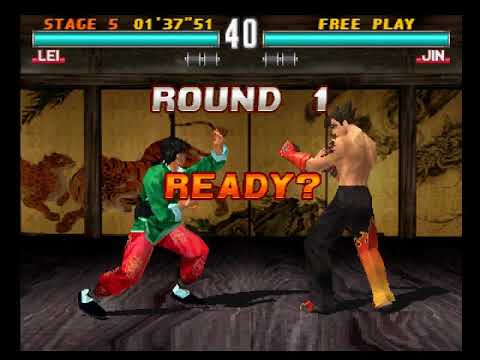 Tekken 3 ( PS1 ) - Lei - Arcade Mode - Arranged Music ( Aug 23, 2017 )