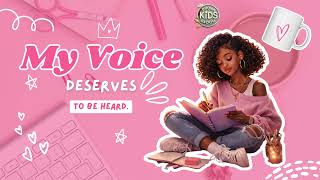 My Voice Deserves To Be Heard | Daily Affirmation Song for Kids & Teenagers 🌸 Confidence & Self-Lov