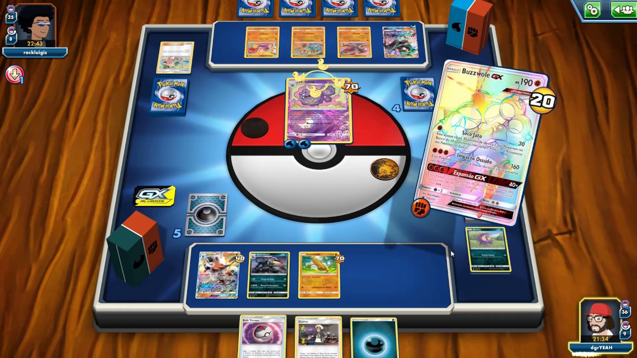 Pokémon TCG Online - Deck experimental de tipos Noturno e Terra
