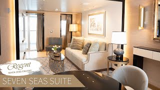Regent Seven Seas Splendor | Seven Seas Suite Full Walkthrough Tour & Review | 4K