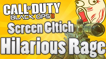 The Black Ops 2 Screen Gltich (Hilarious Rage)