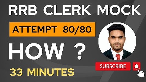 RRB Clerk Memory Based Mock Test  7 August Slot 1 2022 || Guidley || #rrbclerk