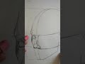 Drawing a face from a 3/4 view