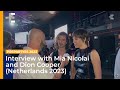 Capture de la vidéo Mia Nicolai And Dion Cooper: 'Bring Tissues, It'll Be Emotional' - Netherlands 2023 Interview