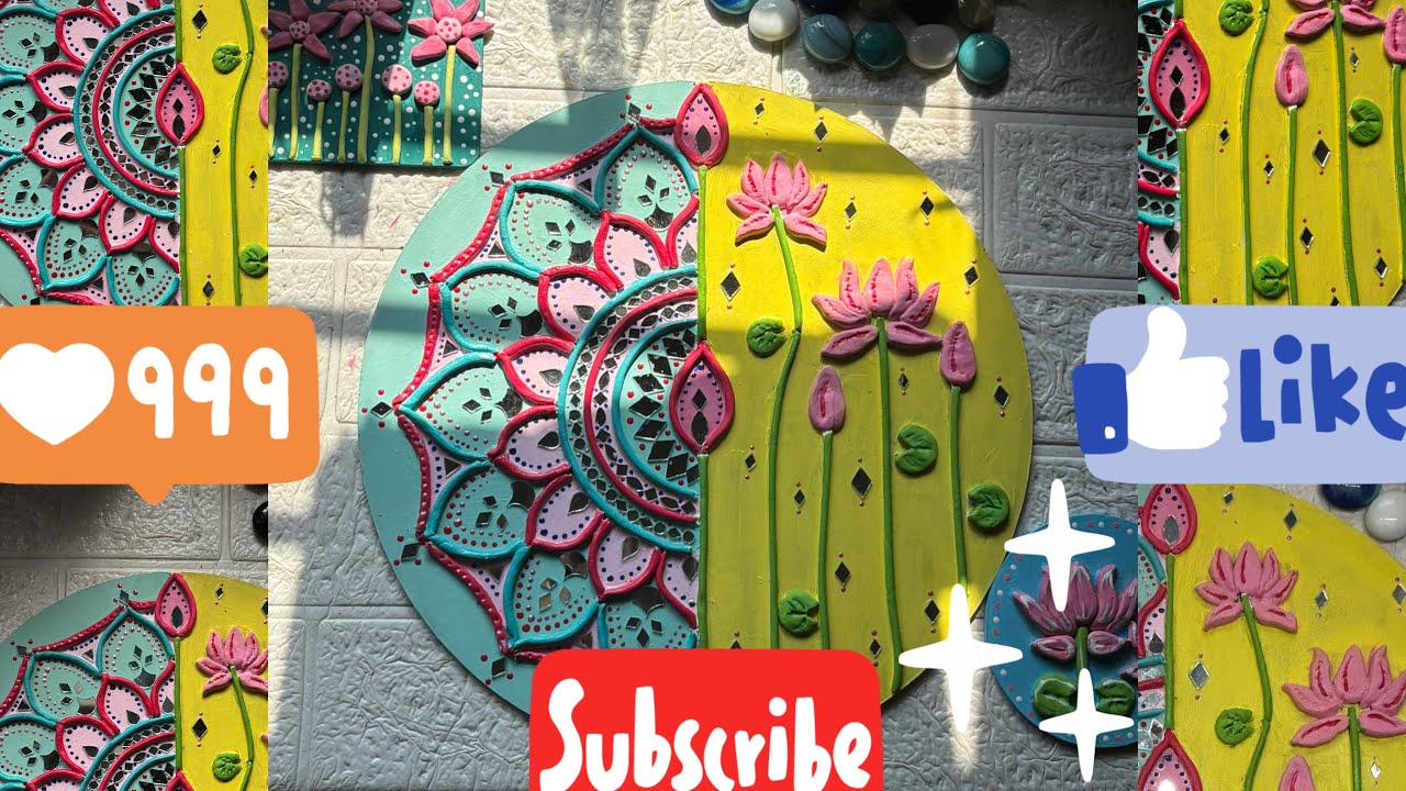 Easy home decor || satisfying Art video 