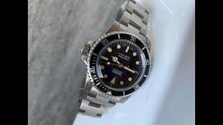 Vintage style Seiko Submariner mod build - eBay video description - YouTube