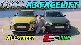 2024 Audi A3 facelift with firstever A3 allstreet vs sline  reveal REVIEW
