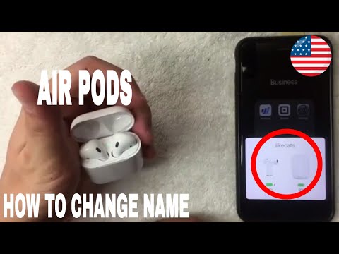 ✅  How To Change Apple AirPods Name 🔴