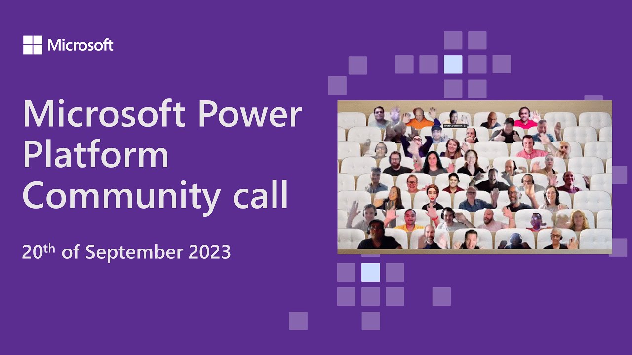 Microsoft Power Platform community call – September 2023