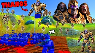 THANOS ARMY CLONES vs SHINCHAN and CHOP in Ravenfield Biggest Battle HINDI