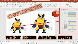 How to Resize Objects Without Animation Loss in PowerPoint Tutorial - Lesson 44