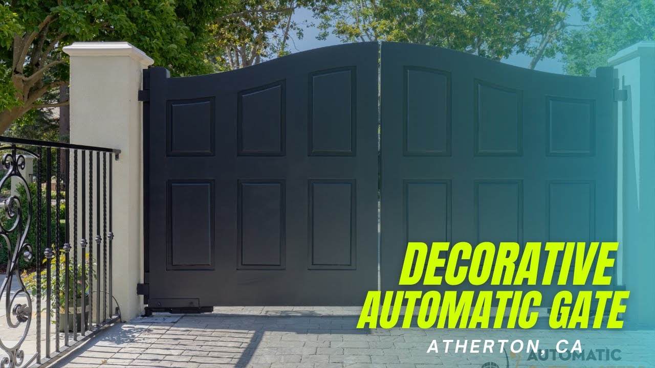 Custom Driveway Gates & FAAC Gate Openers Full Privacy [Palo Alto ,CA] - Automatic Gate Masters.