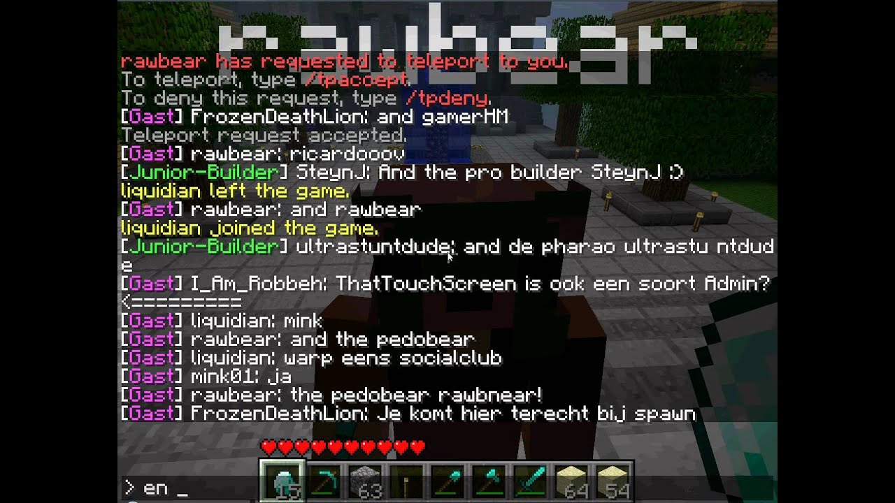 Dutch Minecraft server - 24/7 - Free Build - YouTube