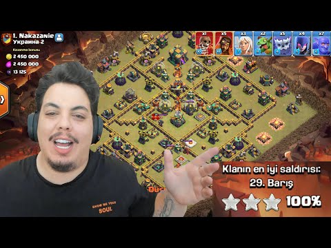 HERŞEY MAX OLUNCA 5 GÜN ÜST ÜSTE SAVAŞTIM Clash of Clans