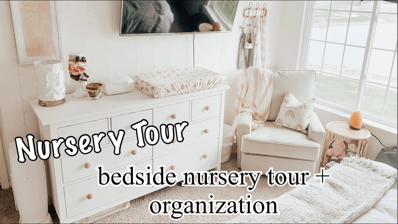 *NEW* BEDSIDE NURSERY ORGANIZATION + TOUR // THANK YOU GIFT BASKETS FOR LABOR AND DELIVERY!