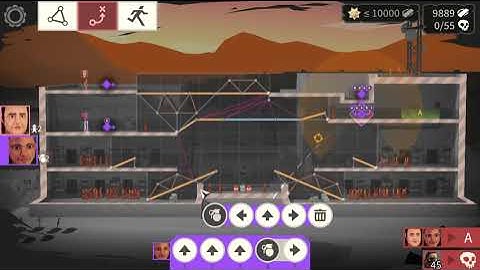 Bridge Constructor The Walking Dead 5-6 Medal + Full Skull