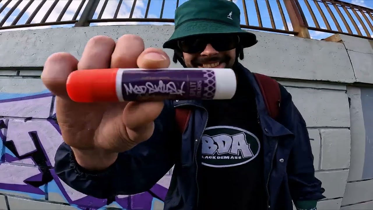 Graffiti bombing on streets. Rebel813. Throwups, pieces, lifestyle, stickers. 2023 4K