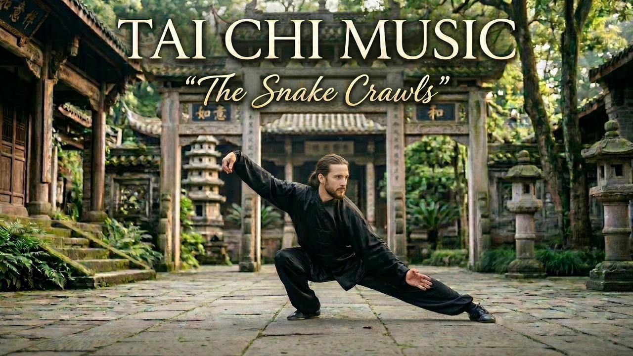 Shaolin Zen Music Ritual TAI CHI MUSIC – THE SNAKE CRAWLS | Chinese Warrior Meditation & Shaolin ...