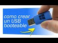 Como crear un USB Booteable. Windows 7, 8, 10