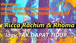 Disclaimer: HANYA VIDEO MESRANYA RICCA RAHIM DGN RHOMA SAAT CEK SOUND INDOSIAR chords
