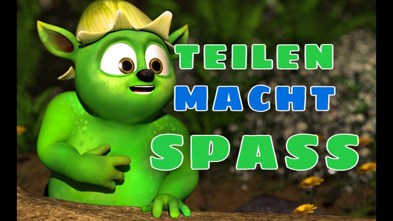 Cartoon / Teilen Macht Spass / Share is fun/ 3D Animation