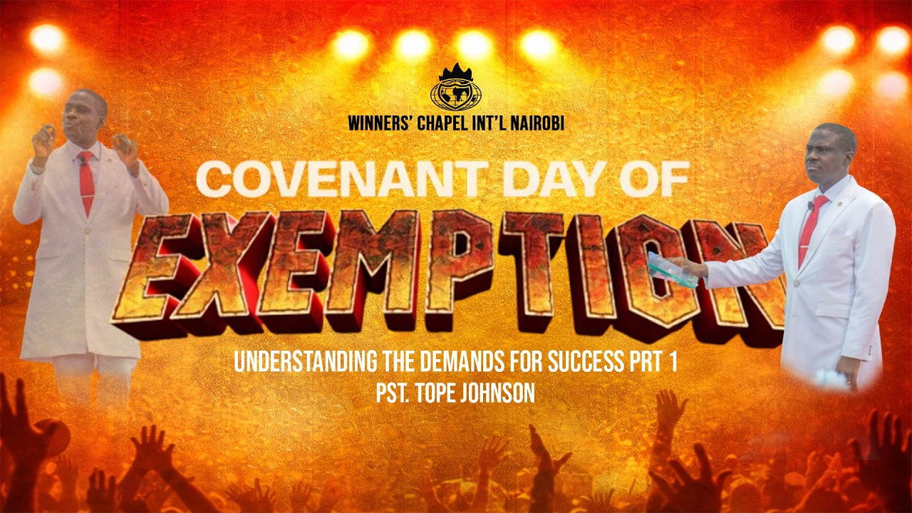 UNDERSTANDING THE DEMANDS FOR SUCCESS PRT 1 PASTOR TOPE JOHNSON