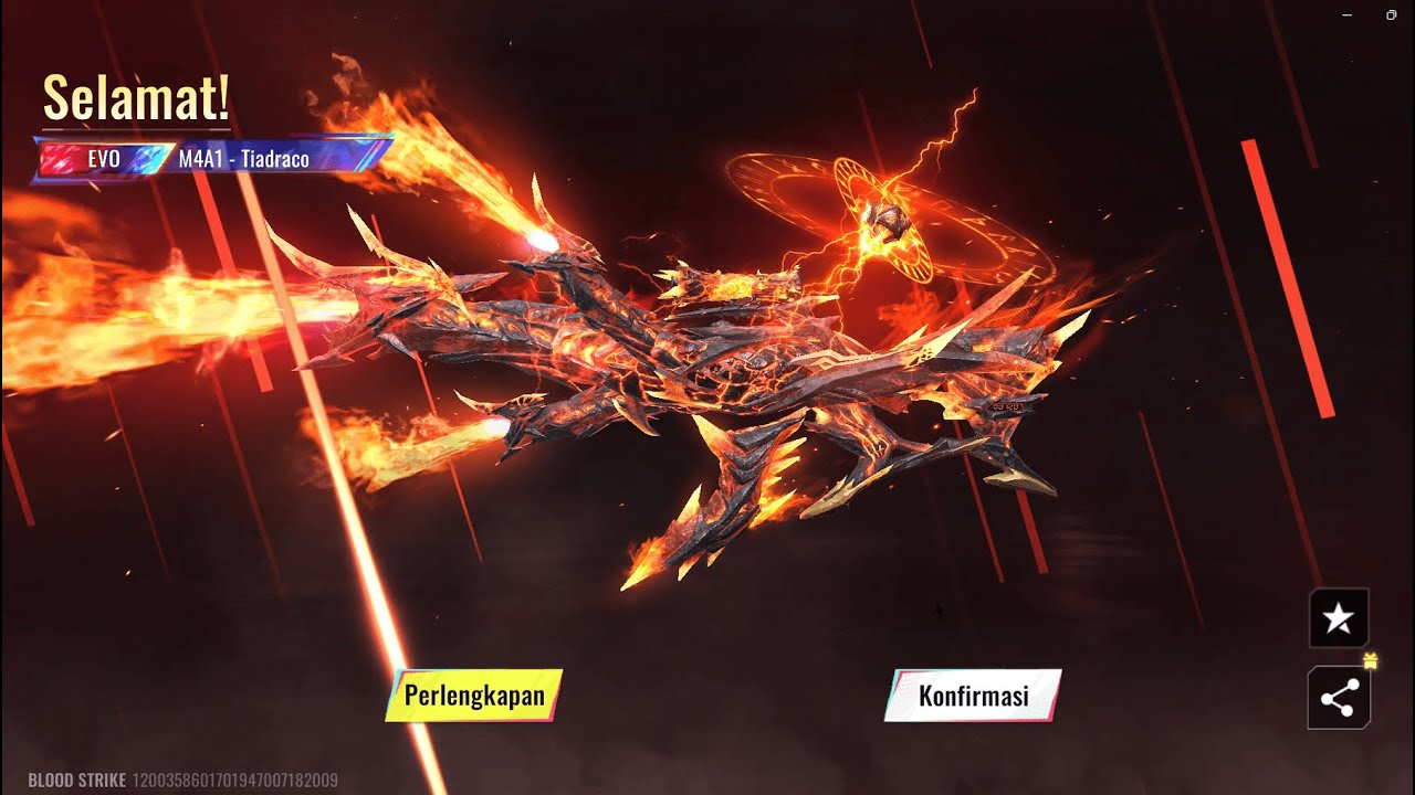 GACHA SKIN EVO M4A1 TIADRACO SKIN MEWAH CUMA HABIS SEGINI?! | BLOOD STRIKE