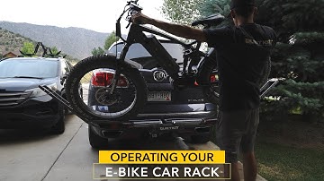 How to Operate Your E-Bike Car/Truck Hitch Rack (Loading / Unloading)