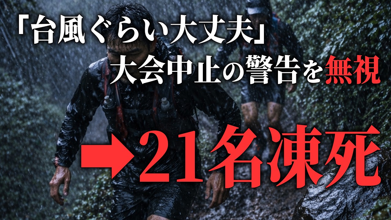 「台風ぐらい大丈夫でしょう。」→大会を中止しなかった運営者の末路「黄河石林2021年トレランレース遭難事故2本立て」【地形図で解説】