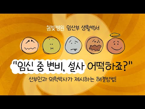 임신 중, 변비&설사 고민?! 산부인과 의학박사가 제시하는 쉬운 해결방법!