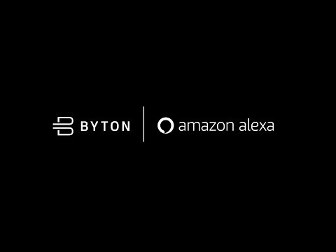 Amazon Alexa in a Car - BYTON Intuitive User Interface.