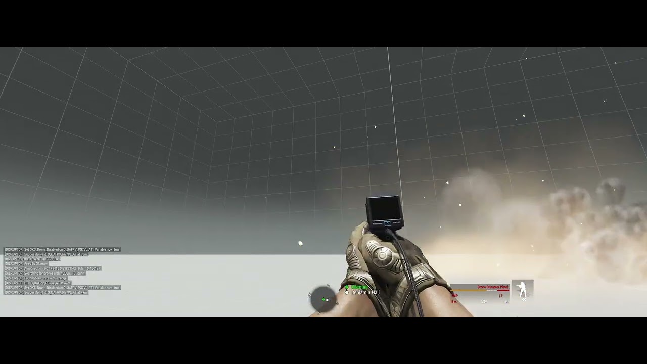 Arma 3 Drone Disruptor Pistol Test