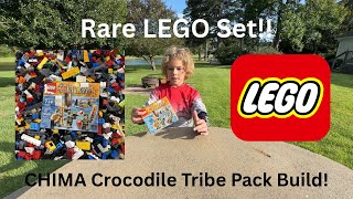 Rare LEGO CHIMA Crocodile Tribe Pack Build!!