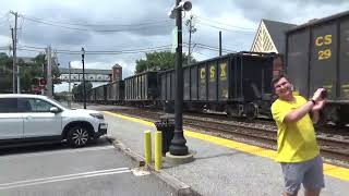 #22232 CSX B450-18 Empty rock runner
