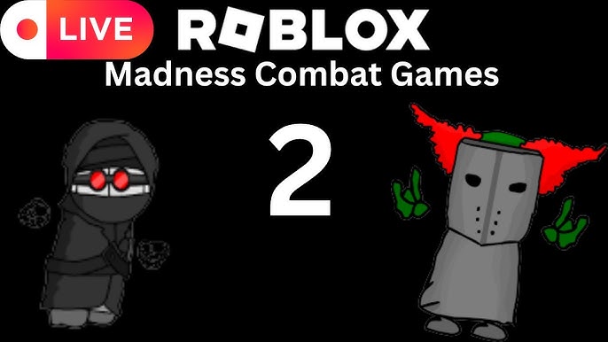 Playing Madness Combat Games on Roblox LIVE 