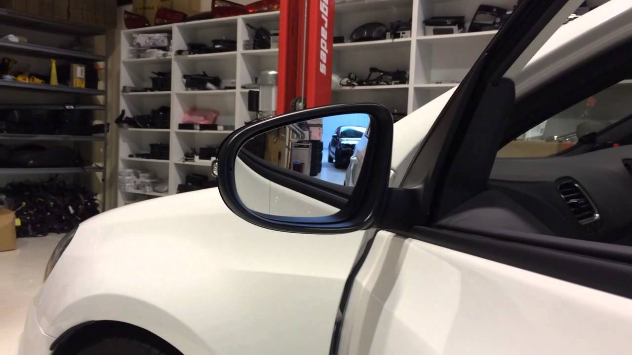VW Golf 6 folding mirrors retrofit and test by Euro Car Upgrades YouTube